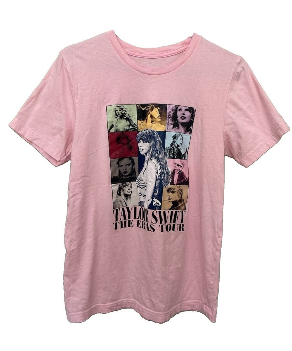 Taylor Swift The Eras Tour Pink Short Sleeve T-Shirt Music Rock & Pop